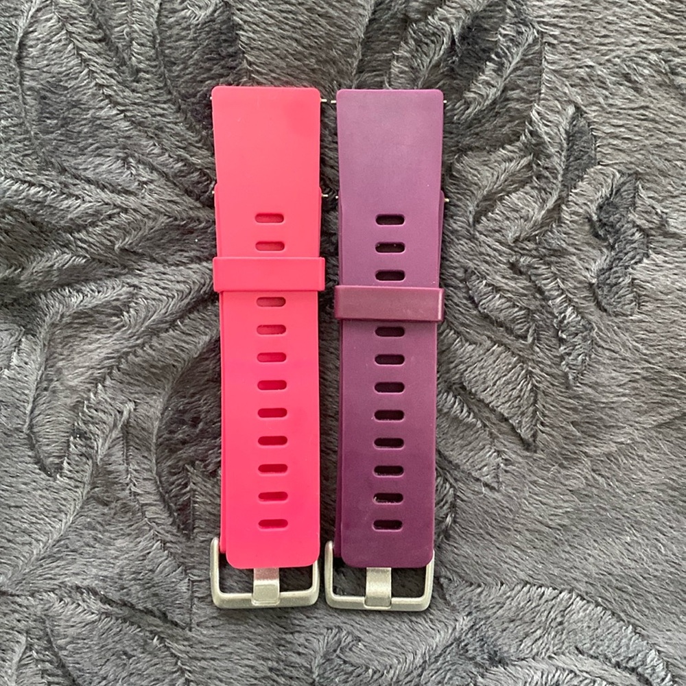 Set of 2 Fitbit Charge 2 Silicone Bands